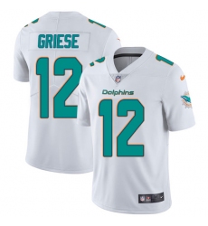 Youth Nike Miami Dolphins #12 Bob Griese Elite White NFL Jersey