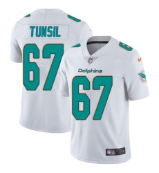 Men's Nike Miami Dolphins #67 Laremy Tunsil White Vapor Untouchable Limited Player NFL Jersey