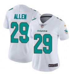 Women's Nike Miami Dolphins #29 Nate Allen Elite White NFL Jersey