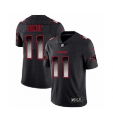Men Atlanta Falcons #11 Julio Jones Black Smoke Fashion Limited Jersey