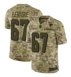 Men's Nike Atlanta Falcons #67 Andy Levitre Limited Camo 2018 Salute to Service NFL Jersey