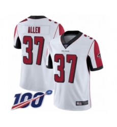 Men's Atlanta Falcons #37 Ricardo Allen White Vapor Untouchable Limited Player 100th Season Football Jersey