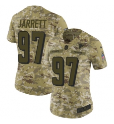 Women's Nike Atlanta Falcons #97 Grady Jarrett Limited Camo 2018 Salute to Service NFL Jersey