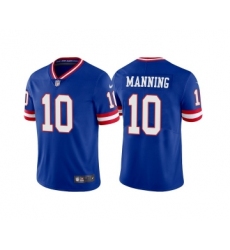 Men's New York Giants #10 Eli Manning Royal Vapor Untouchable Limited Stitched Jersey