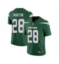 Youth New York Jets #28 Curtis Martin Green Team Color Vapor Untouchable Limited Player Football Jersey
