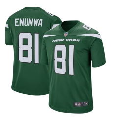 Men's New York Jets #81 Quincy Enunwa Nike Green Player Game Jersey