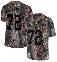 Men's Nike Baltimore Ravens #72 Alex Lewis Limited Camo Salute to Service NFL Jersey