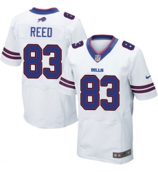 Men's Nike Buffalo Bills #83 Andre Reed Elite White NFL Jersey