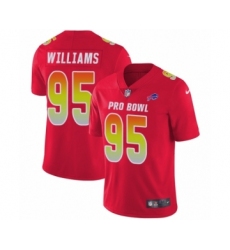Youth Nike Buffalo Bills #95 Kyle Williams Limited Red AFC 2019 Pro Bowl NFL Jersey