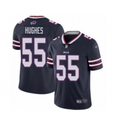 Men's Buffalo Bills #55 Jerry Hughes Limited Navy Blue Inverted Legend Football Jersey