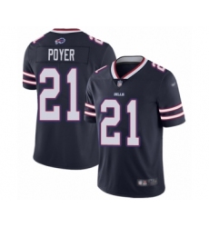 Men's Buffalo Bills #21 Jordan Poyer Limited Navy Blue Inverted Legend Football Jersey