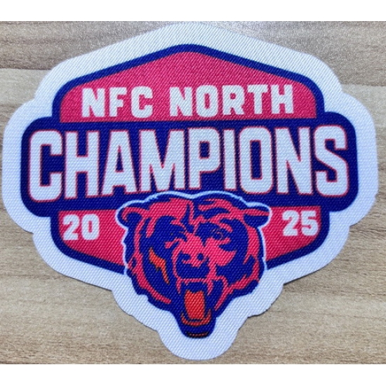 Chicago Bears 2025 AFC West Division Champions Patch II Biaog